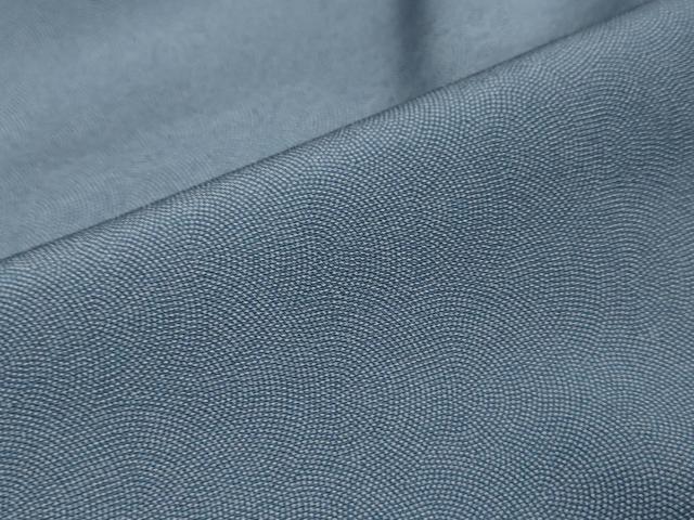 平和屋着物●江戸小紋　作家物　草木染　鮫小紋柄　正絹　逸品　DABI2425ud