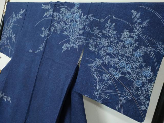 平和屋着物●訪問着　草花文　正絹　逸品　DABI2426ud