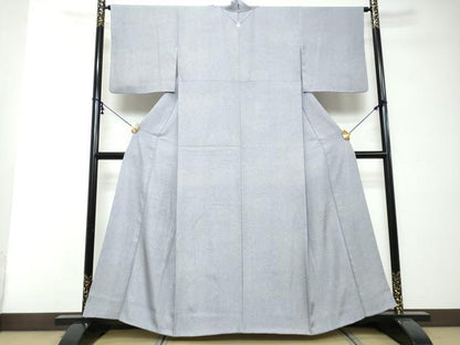 平和屋着物●江戸小紋　吉祥草花文　正絹　逸品　DABI2433ud