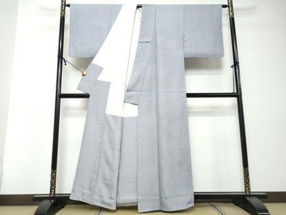 平和屋着物●江戸小紋　吉祥草花文　正絹　逸品　DABI2433ud