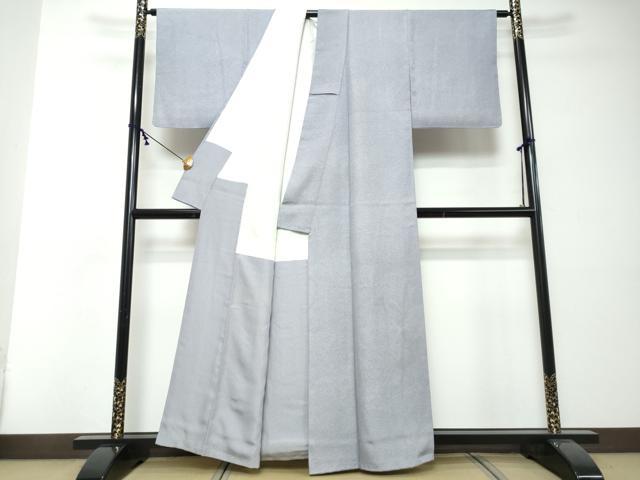 平和屋着物●江戸小紋　吉祥草花文　正絹　逸品　DABI2433ud
