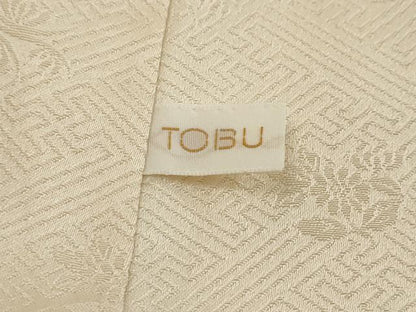 平和屋着物●訪問着　駒刺繍　扇面草花文　暈し染め　金彩　東武百貨店扱い　正絹　逸品　DABI2442ud