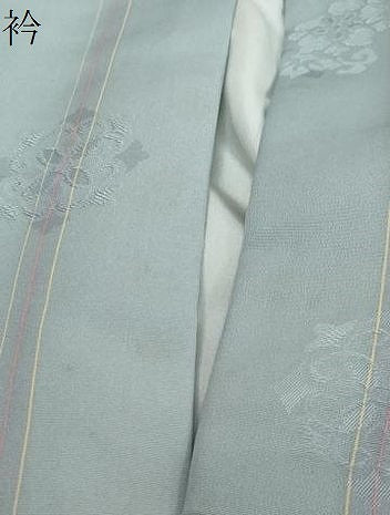 平和屋着物●上質な小紋　地紋起こし　草花文　正絹　逸品　DABI2454ud