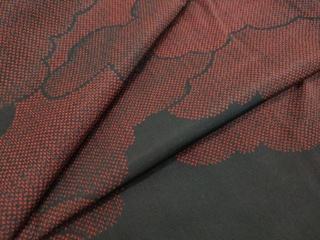 平和屋着物●洗える最高級着物　＜英＞はなぶさ謹製　小紋　雲取り文　洗える着物　DABI2456ud