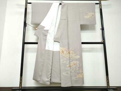 平和屋着物●中国三大刺繍　蘇州刺繍　総刺繍　訪問着　雲取り動物草花文　正絹　逸品　DABI2460ud