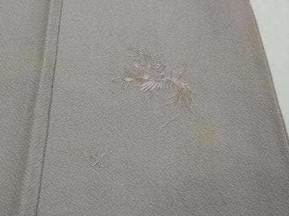 平和屋着物●中国三大刺繍　蘇州刺繍　総刺繍　訪問着　雲取り動物草花文　正絹　逸品　DABI2460ud