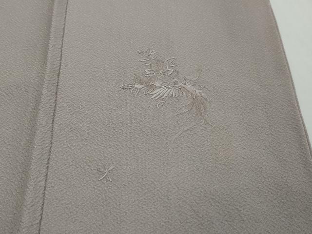 平和屋着物●中国三大刺繍　蘇州刺繍　総刺繍　訪問着　雲取り動物草花文　正絹　逸品　DABI2460ud
