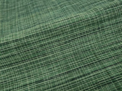 平和屋着物●上質な小紋　紬地　京友禅　霞文　反端付き　正絹　逸品　DABI2493ud