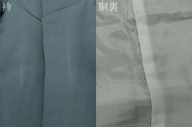 平和屋着物●訪問着　駒刺繍　流水草花文　暈し染め　金彩　正絹　逸品　DABI2507ud