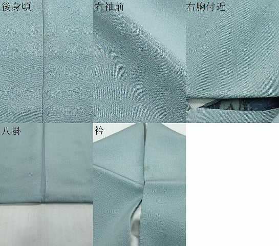 平和屋着物●訪問着　友禅　作家物　風景草花文　正絹　逸品　DABI2509ud