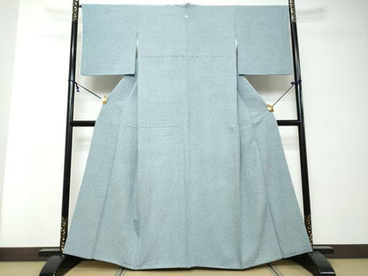平和屋着物●本加賀友禅作家　西川健一　小紋　霞文　正絹　逸品　DABI2512ud