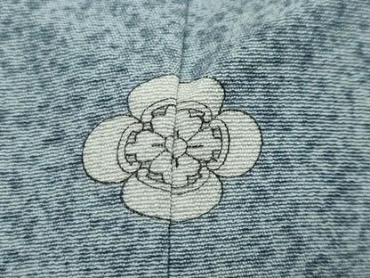 平和屋着物●本加賀友禅作家　西川健一　小紋　霞文　正絹　逸品　DABI2512ud