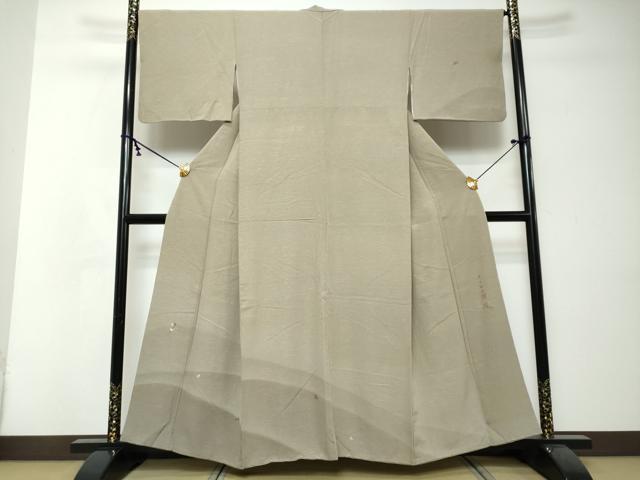 平和屋着物●染色作家　奥田祐斎　訪問着　刺繍　南天文　暈し染め　金糸　正絹　逸品　DABI2513ud