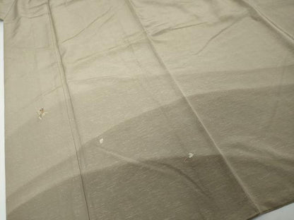 平和屋着物●染色作家　奥田祐斎　訪問着　刺繍　南天文　暈し染め　金糸　正絹　逸品　DABI2513ud