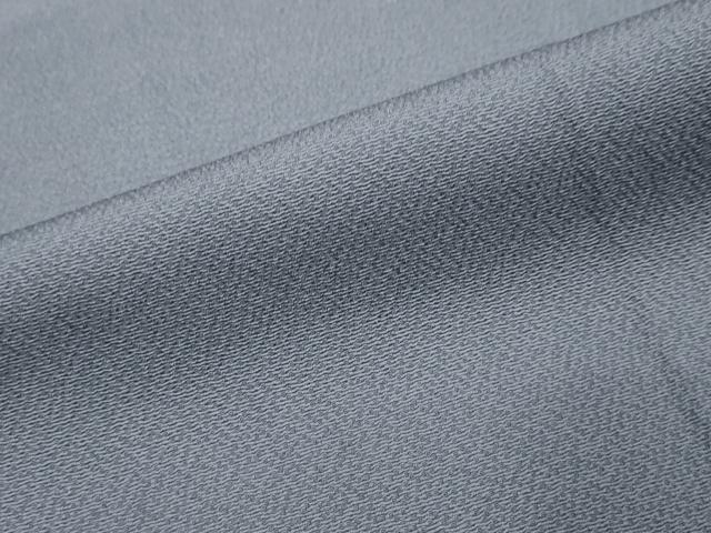 平和屋着物●上質な色無地　薄鼠色　正絹　逸品　DABI2515ud