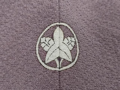 平和屋着物●上質な色無地　二藍色　正絹　逸品　未使用　DABI2518ud