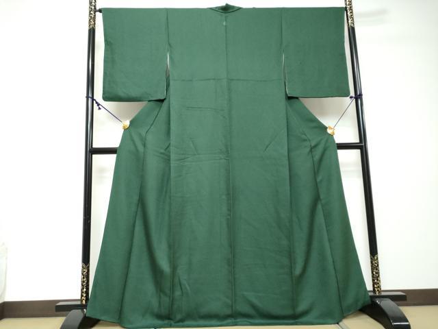 平和屋着物●上質な色無地　紋意匠　天鵞絨色　正絹　逸品　DABI2519ud