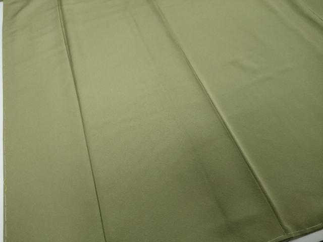平和屋着物●上質な色無地　油色　正絹　逸品　未使用　DABI2520ud