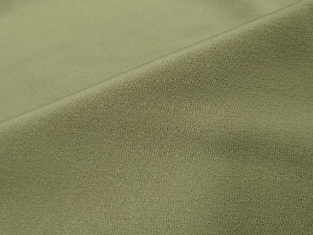 平和屋着物●上質な色無地　油色　正絹　逸品　未使用　DABI2520ud