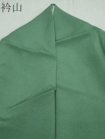 平和屋着物●上質な色無地　鬱金色　薄青色　正絹　逸品　DABI2521ud