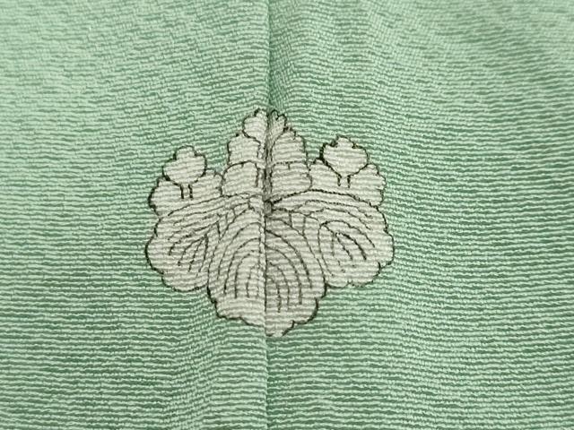 平和屋着物●上質な色無地　青磁鼠色　正絹　逸品　DABI2522ud