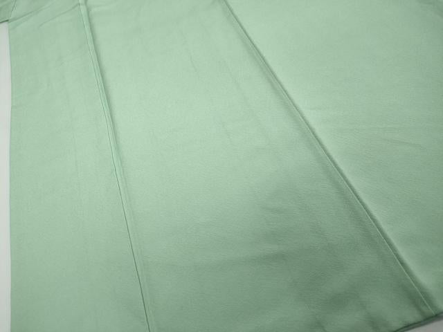 平和屋着物●上質な色無地　青磁鼠色　正絹　逸品　DABI2522ud