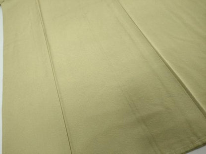 平和屋着物●上質な色無地　浅黄色　正絹　逸品　DABI2523ud