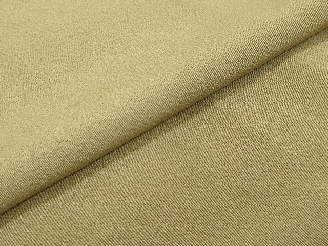 平和屋着物●上質な色無地　枯色　正絹　逸品　DABI2525ud