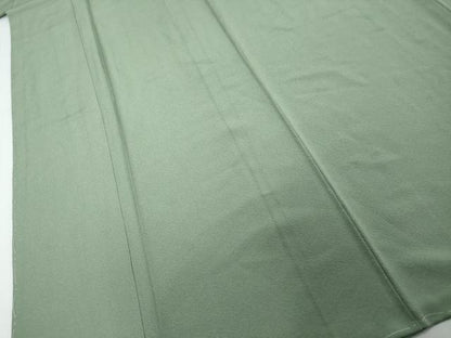 平和屋着物●上質な色無地　利休鼠色　正絹　逸品　未使用　DABI2526ud