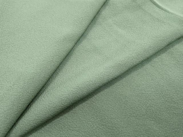 平和屋着物●上質な色無地　利休鼠色　正絹　逸品　未使用　DABI2526ud