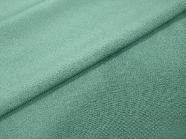 平和屋着物●本草木染作家　瑞鳳　色無地　錆浅葱色　正絹　逸品　DABI2527ud