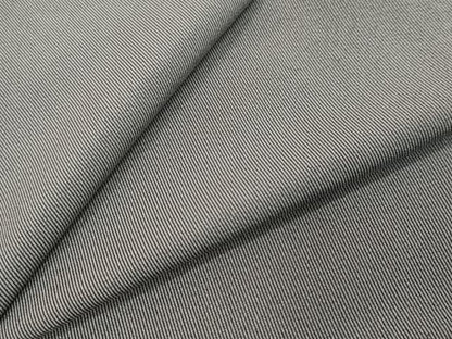 平和屋着物●江戸小紋　万筋　黒色×薄鈍色　正絹　逸品　DABI2533ud