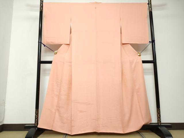 平和屋着物●豪華色留袖　エ霞草花文　宍色　正絹　逸品　DABI2534ud