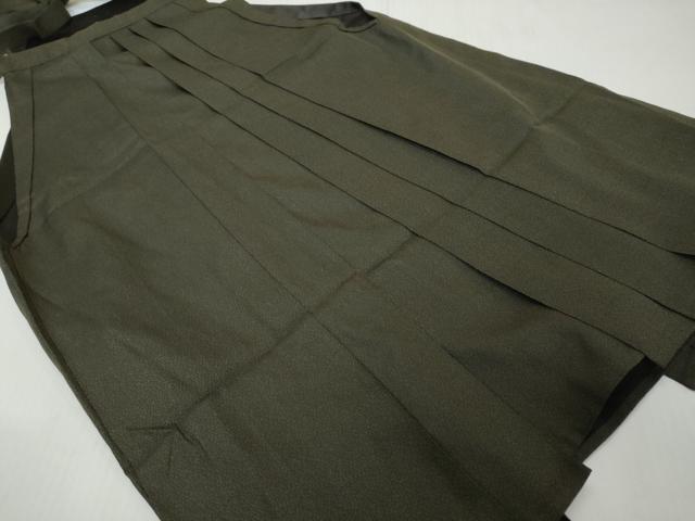 平和屋着物●男性　行灯袴　抽象文様　正絹　逸品　DABI2563ud