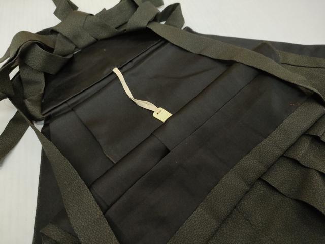 平和屋着物●男性　行灯袴　抽象文様　正絹　逸品　DABI2563ud