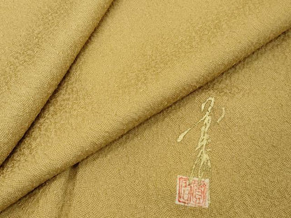 平和屋着物●江戸小紋　作家物　鮫小紋柄　正絹　逸品　DABI2564ud