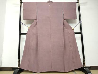 平和屋着物●江戸小紋　角通し　行儀　正絹　逸品　DABI2570ud