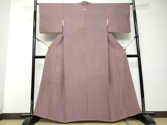 平和屋着物●江戸小紋　角通し　行儀　正絹　逸品　DABI2570ud