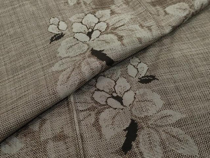 平和屋着物●本場大島紬　9マルキ　草花間道　ますいわ屋扱い　正絹　逸品　DABI2572ud
