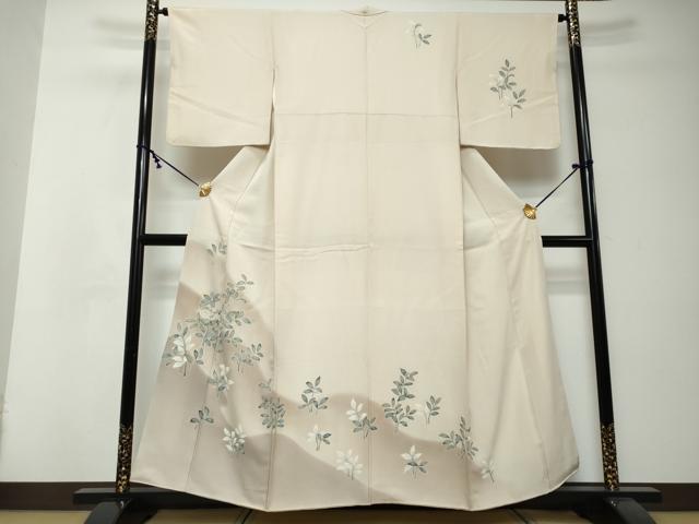 平和屋着物●訪問着　南天文　暈し染め　正絹　逸品　DABI2573ud