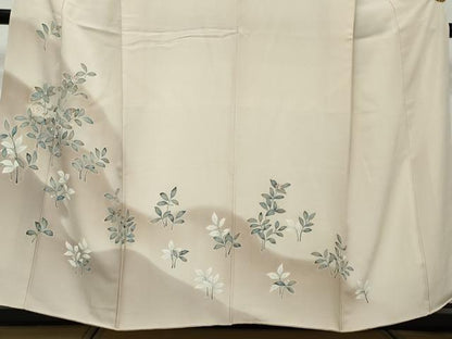平和屋着物●訪問着　南天文　暈し染め　正絹　逸品　DABI2573ud