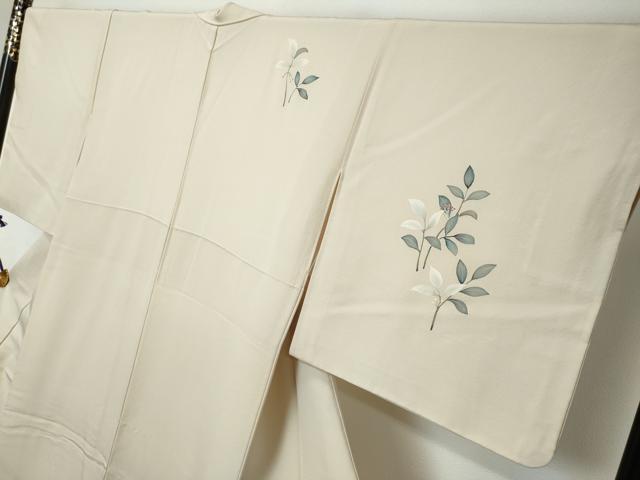 平和屋着物●訪問着　南天文　暈し染め　正絹　逸品　DABI2573ud