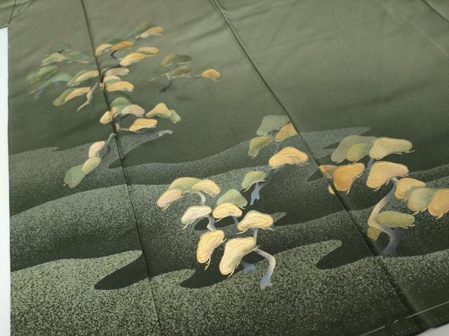 平和屋着物●金彩友禅　卓越技能者・名工・和田光正　訪問着　光正蒔絵　暈し染め　金彩　正絹　逸品　未使用　DABI2588ud
