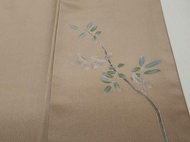 平和屋着物●訪問着　友禅　作家物　草花文　暈し染め　正絹　逸品　DABI2598ud