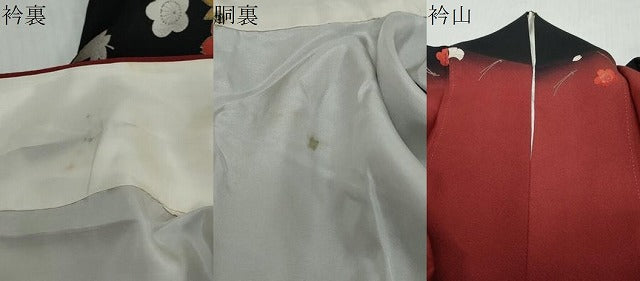 平和屋着物●皇室デザイナー　中村乃武夫　訪問着　草花文　暈し染め　正絹　逸品　DABI2603ud