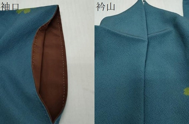 平和屋着物●世界的人形師　辻村寿三郎　ジュサブロー　小紋　舞桜文　正絹　逸品　DABI2610ud