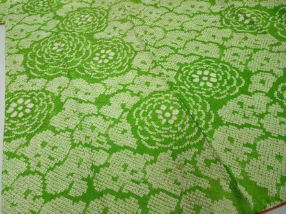 平和屋着物●豪華振袖　総絞り　花尽くし文　正絹　逸品　DABI2641ud