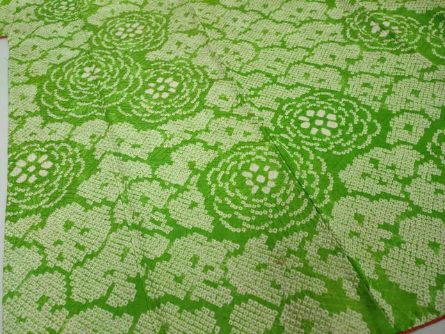 平和屋着物●豪華振袖　総絞り　花尽くし文　正絹　逸品　DABI2641ud
