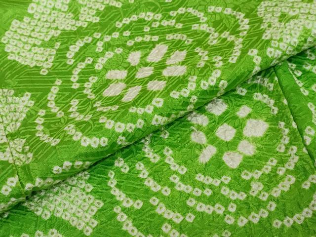 平和屋着物●豪華振袖　総絞り　花尽くし文　正絹　逸品　DABI2641ud