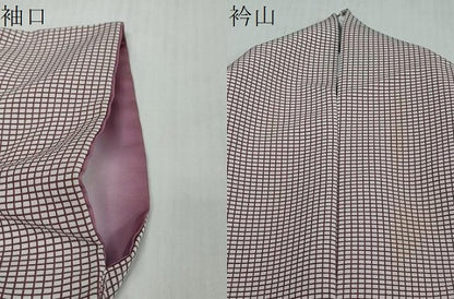 平和屋着物●撫松庵　江戸小紋　角通し　洗える着物　DABI2656ud